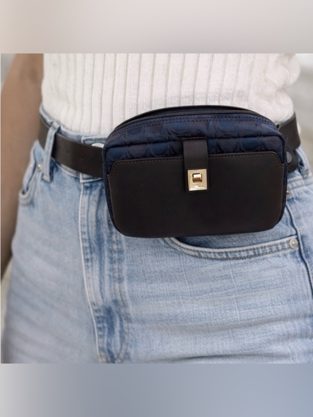 Salvatore Ferragamo Gancini Belt Bag